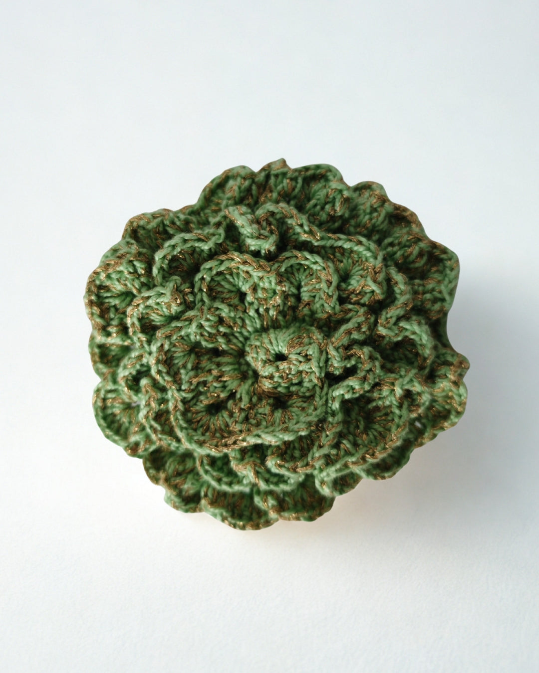 Broche Oliva Crochet