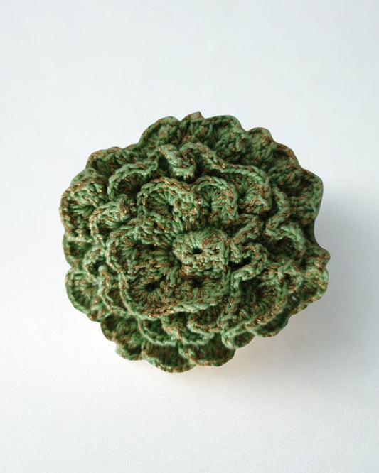 Broche Oliva Crochet