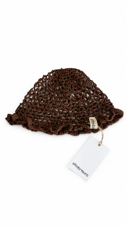 Knit Hat Marrón