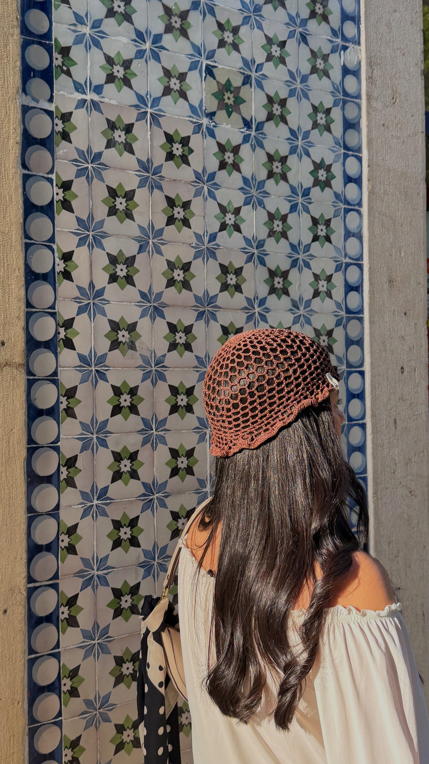 Knit Hat Marrón