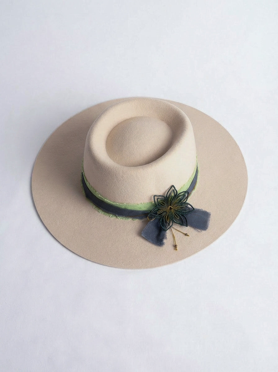 Fedora Blanco Marfil