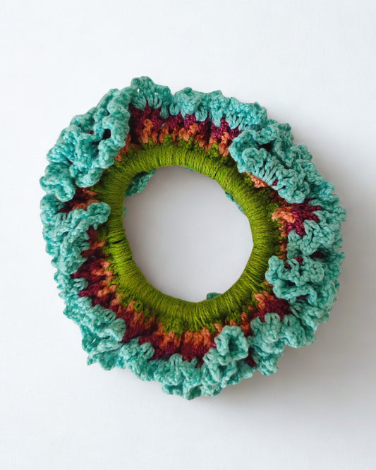 Scrunchie - Azul & Verde