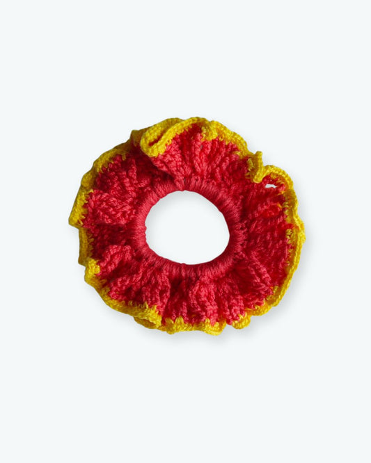 Scrunchie - Naranja & Amarilla